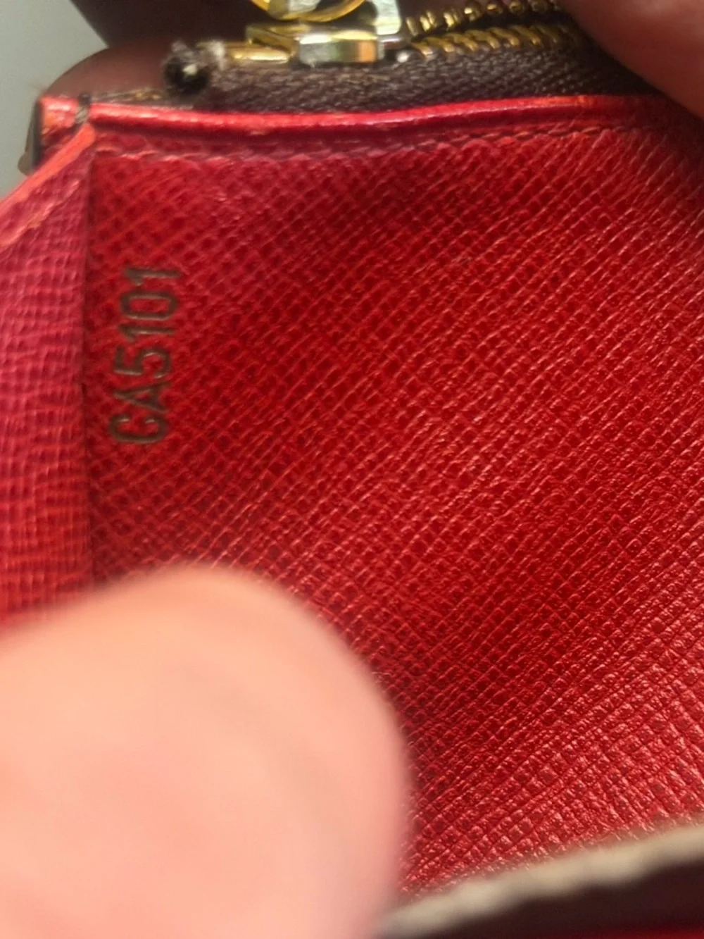 Louis Vuitton Emily Wallet Monogram Canvas Red Interior Long Wallet Authentic - Picture 13 of 15